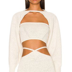Cultgaia Sally Knit Tube Top, Off White, Medium